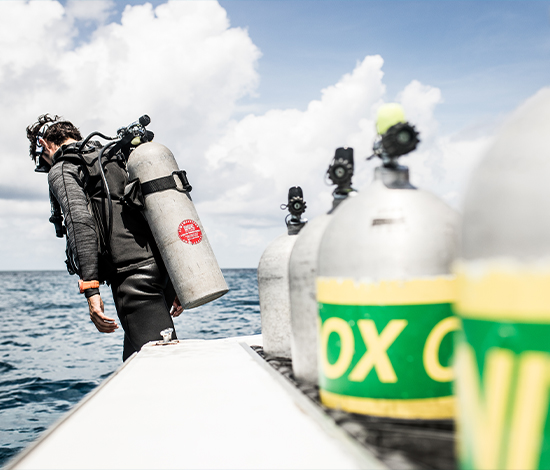 bombole per immersione miscela di gas per bombole subacquee