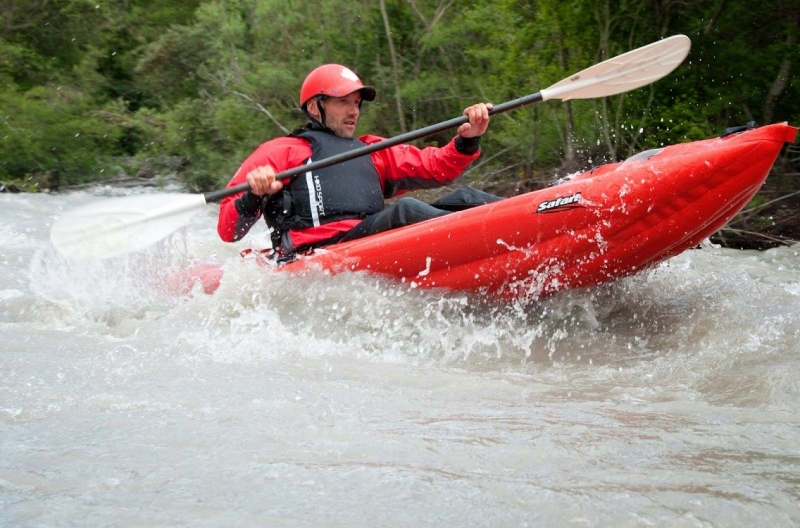 Kayak fiume