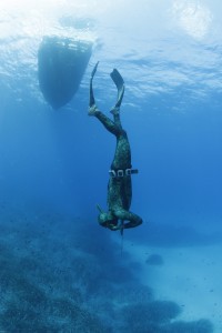 tecnica in caduta pesca sub