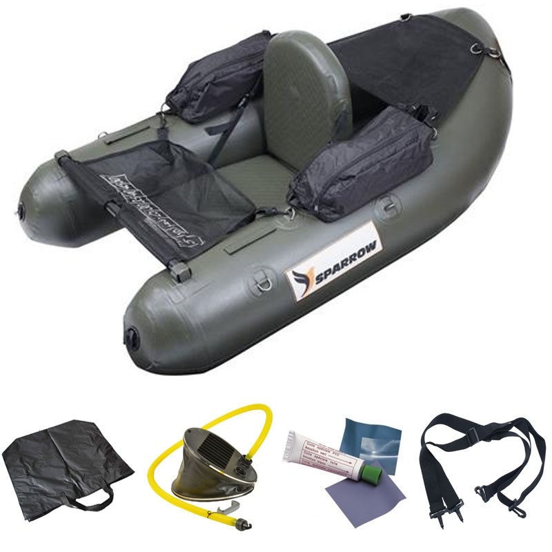 Float tube Sparrow attack