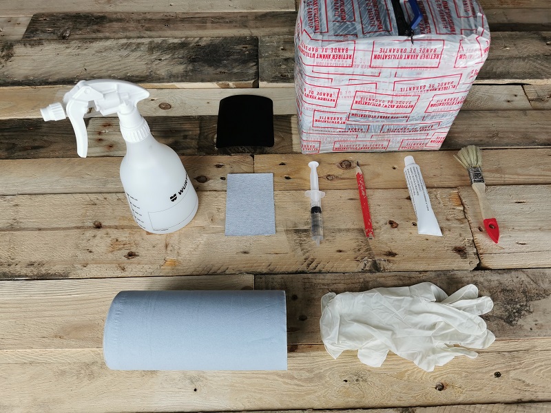 Kit Di Riparazione Rapida Sup Paddle Chiave E Toppa