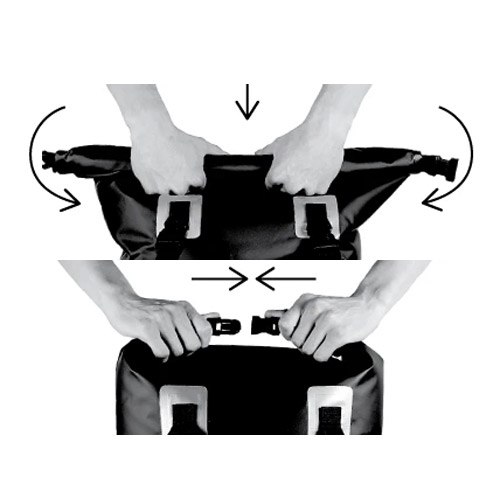 Zaino Impermeabile Blackpeanut 25L - Borsa Stagna Per Sport Acquatici E Outdoor Con Tasca Bottiglia