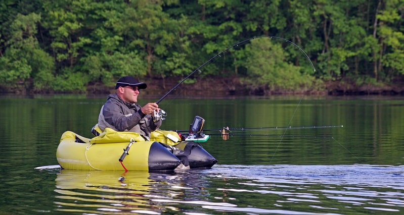 Ecoscandaglio belly boat