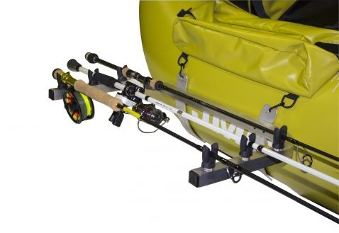 Supporto per canne da pesca belly boat