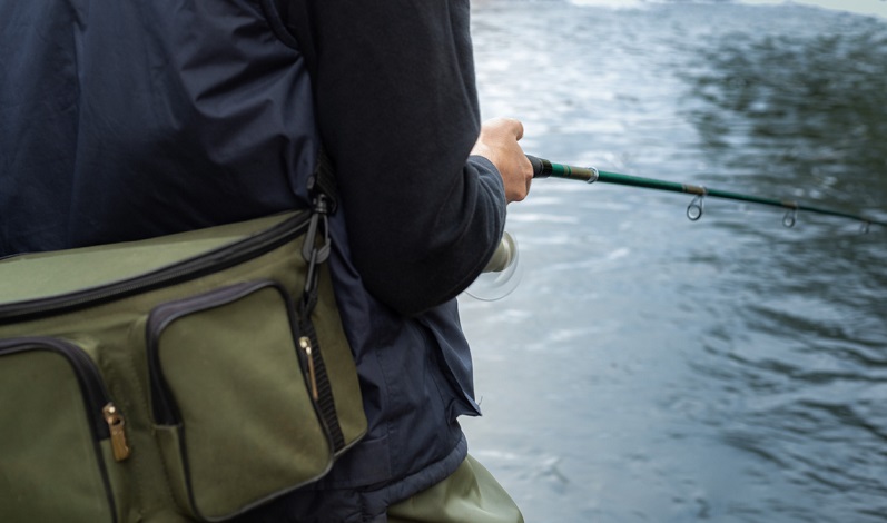 Borsa a tracolla da pesca borsa a tracolla da pesca