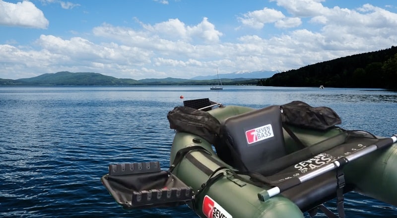 canna da pesca per belly boat porta canne da pesca belly boat