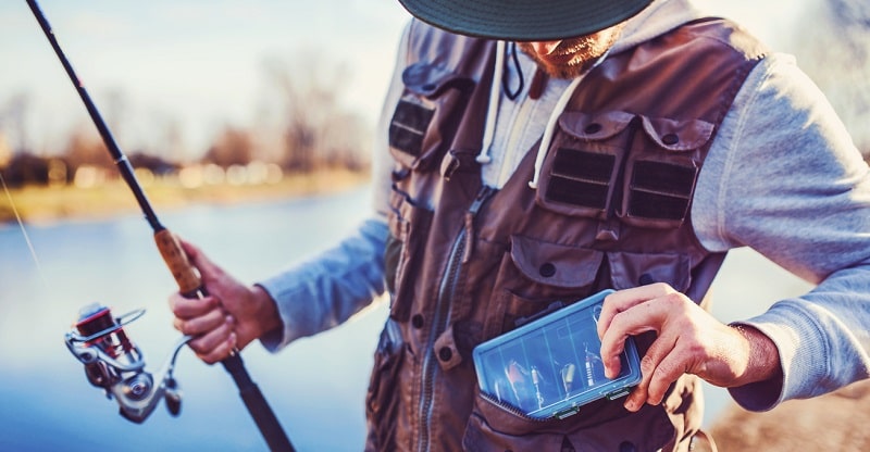 giubbotto Gilet pesca